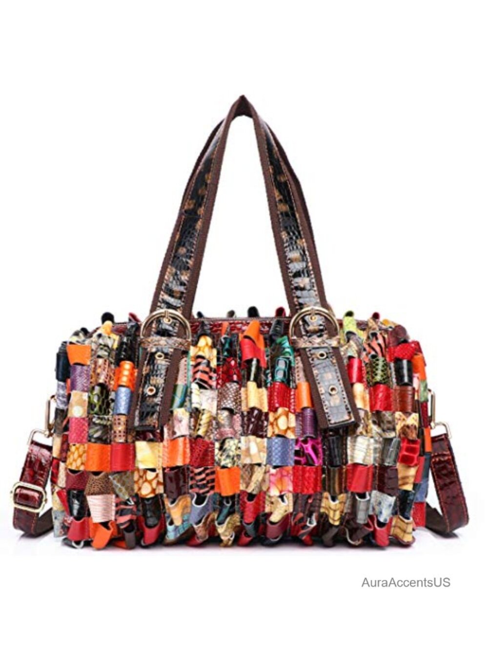 Genuine Leather Tote Bag Large Crossbody Handbag Hobo